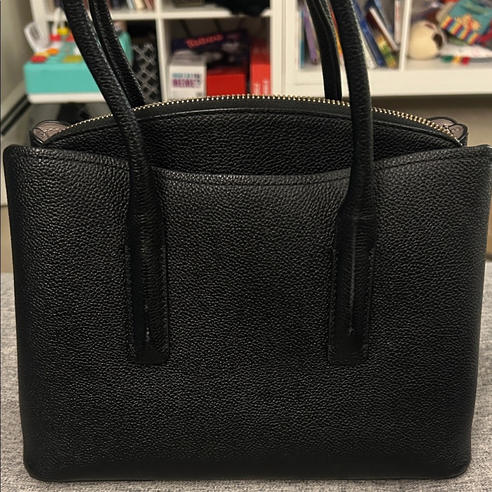Kate Spade Black Textured Satchel - Picture 2 of 4